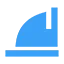 helmet half blue 64x64
