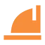 helmet half orange 64x64